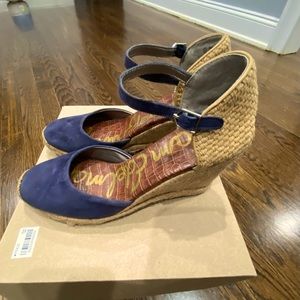 Sam Edelman Wedges Navy 8